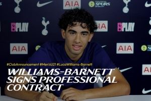 热刺官方：17岁攻击型中场巴内特签下首份职业合同